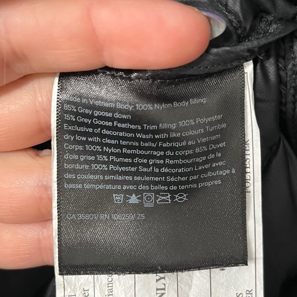 Lululemon Pack It Down Jacket *Shine Black Women's Size 6 Goose Down W4BGNS - Picture 13 of 14